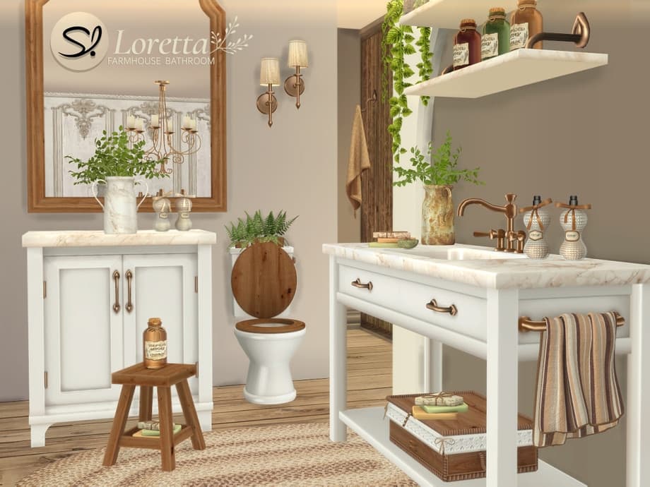 Галерея мода Набор для ванной Loretta Bathroom #3